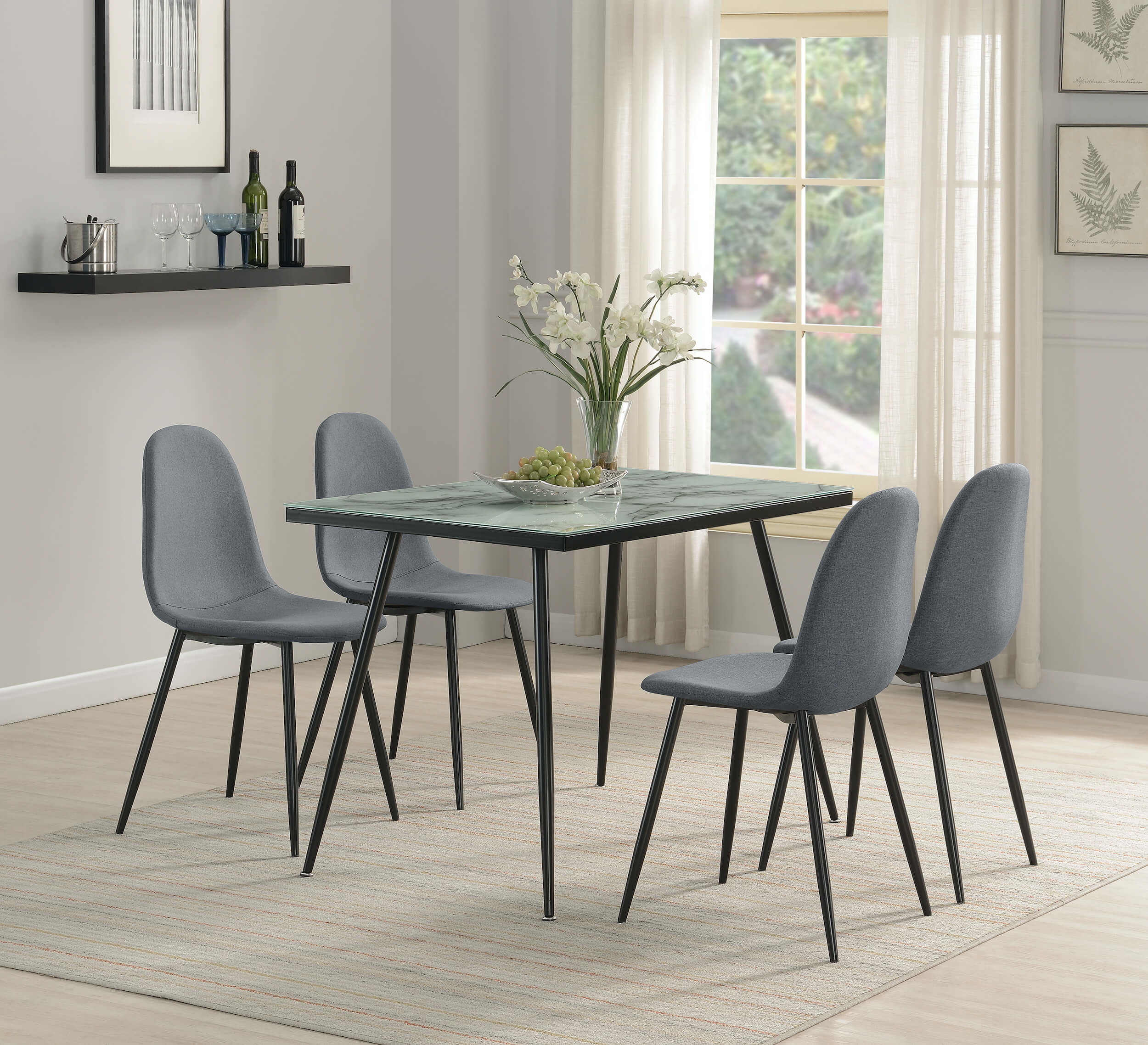 product image of Coaster 110741 Ebern Designs Jariel Dining Set