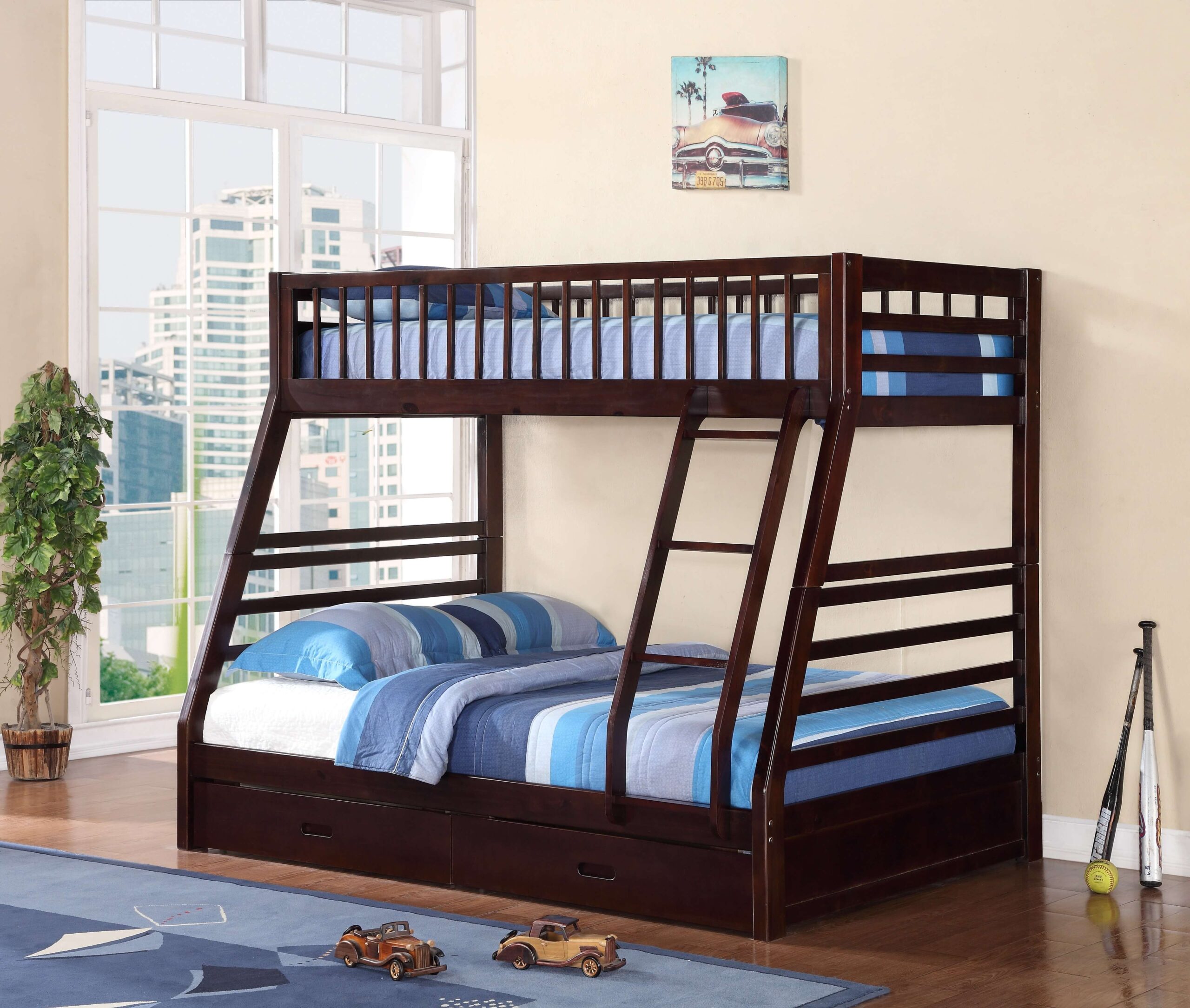 product image of Milton Green Twin Over Full Bunkbed