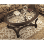 Norcastle Oval Coffee Table by Ashley top view product image