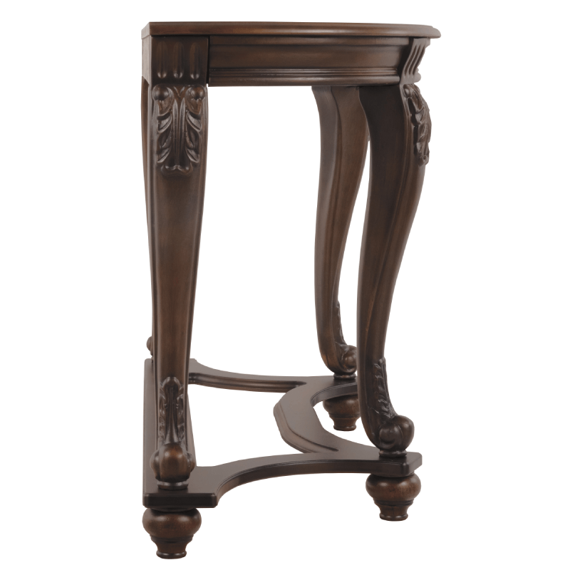 norcastle sofa table by ashley side view product image