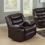 Bonded Leather Recliner in Espresso product image