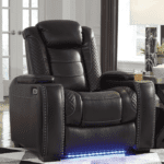 Ashley Power Recliner in black product image
