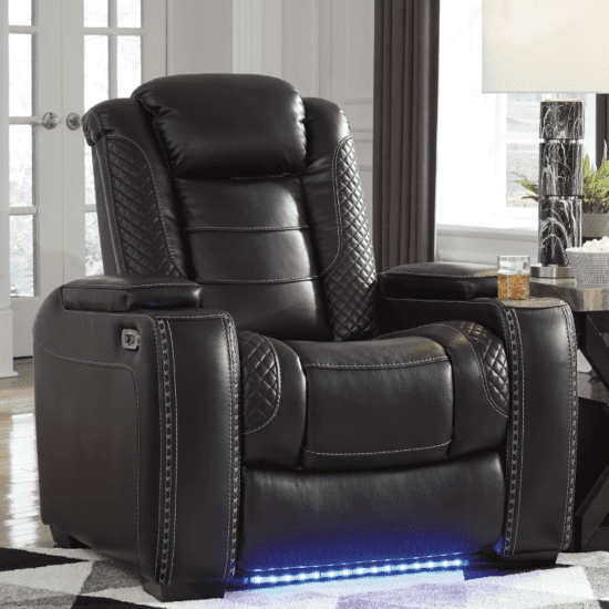 Ashley Power Recliner in black product image