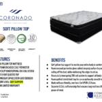 Coronado soft pillow Top by Comfort Bedding product image