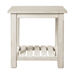 Home Barn Door End Table in Antique White by Martin Svensson Home product image