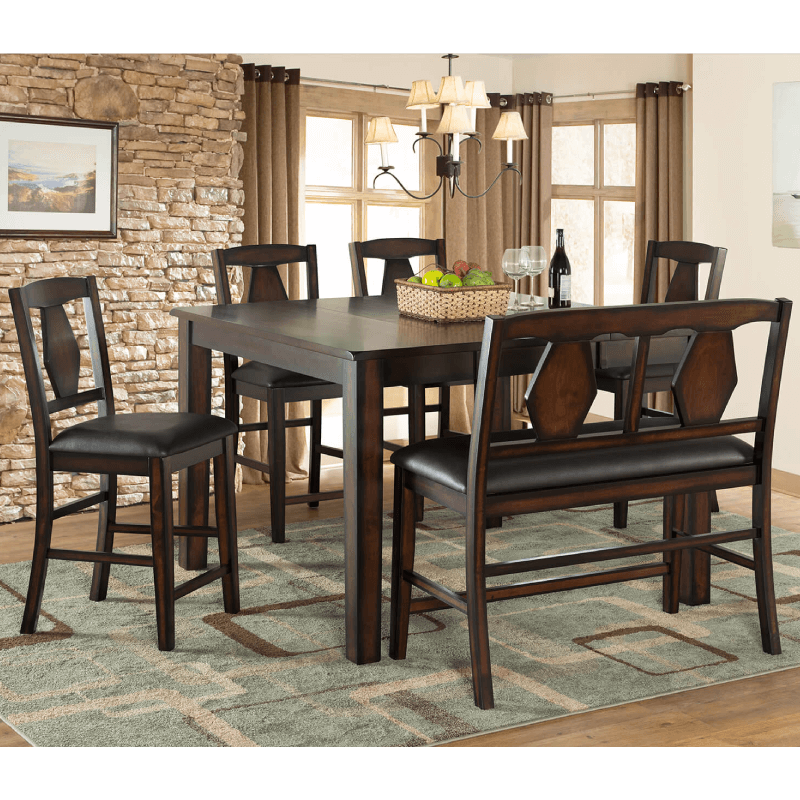 2300 6 Piece Tuscan Hills pub dining set by Vilo Home product image