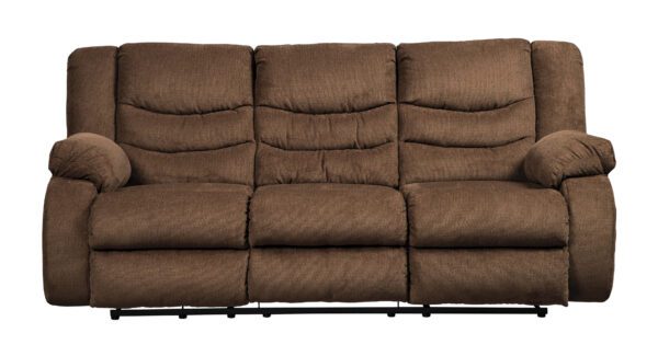 98605-88-Tulen Reclining Sofa and Loveseat in chocolate by Ashley product image