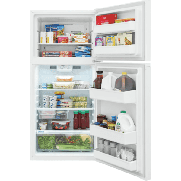 FFHT1425VW Frigidaire 13.9 Cu. Ft. Top Freezer Refrigerator in White Open product image