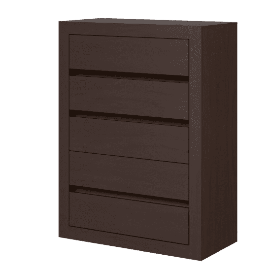 cbf1431 5 Drawer Chest in Tobacco Finish By Casa Blanca product image