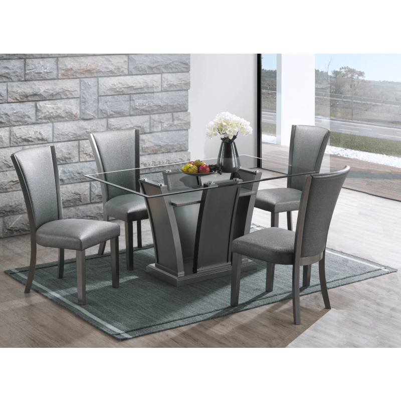 Platina 5 piece Dining set by New classic Furniture product image