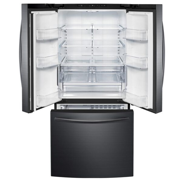Samsung 21.6 CU.FT French Door Refrigerator RF220NCTASG product image Open