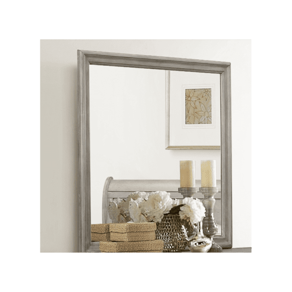 Crown Mark 3650 louis phiulip in white mirror product image