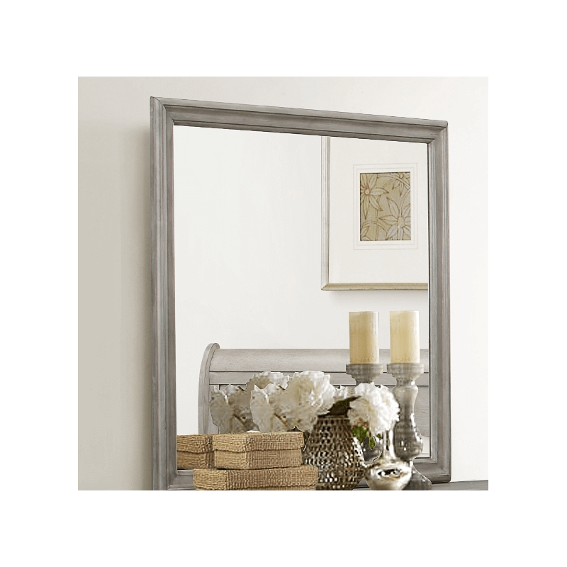 Crown Mark 3650 louis phiulip in white mirror product image