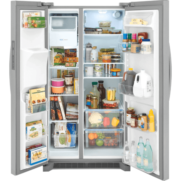 FRSS2623AS lg 25.6 cu.ft refrigerator full open product image