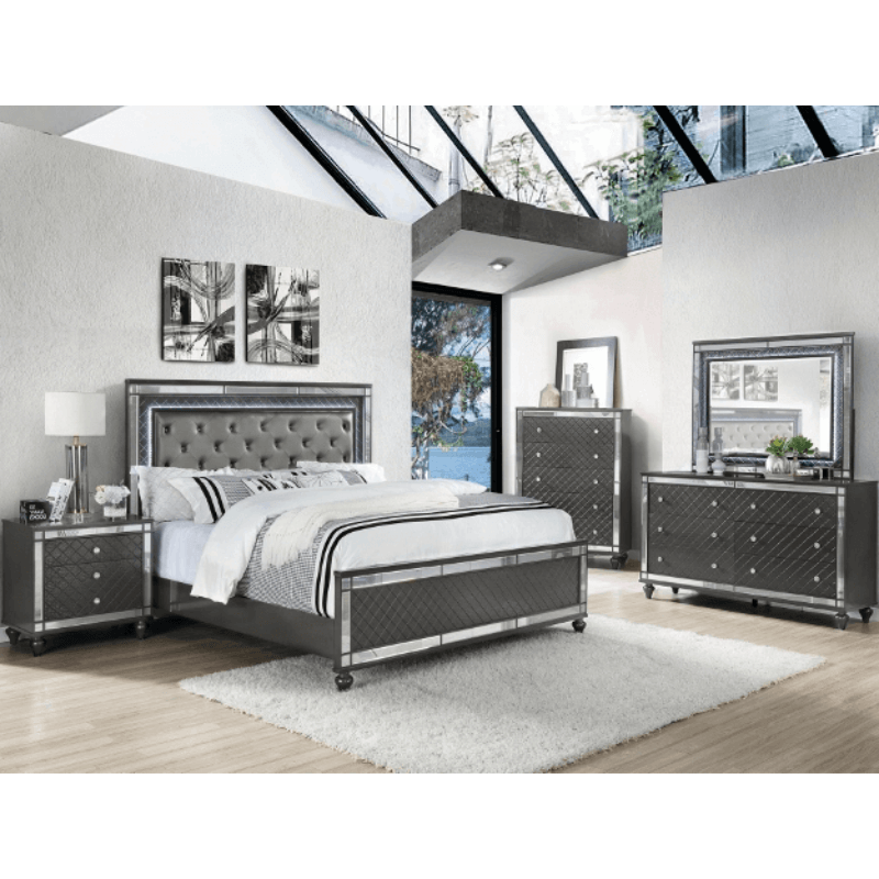 cro1670 Refino 6 Piece Queen Bedroom Set by Crown Mark product image