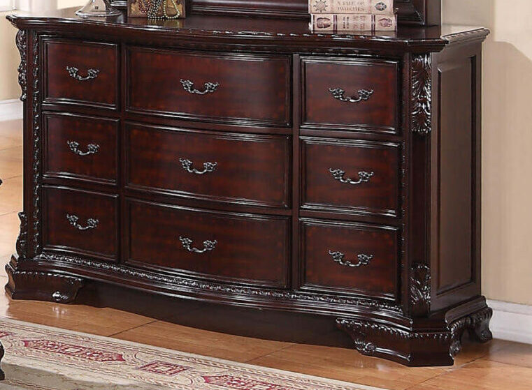 cro1100 Sheffield Dresser in wood with embroidery product image
