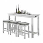 5713WT 4-Piece Pack Counter Height Set product image in white
