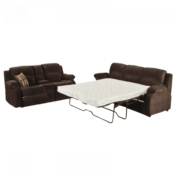 Tracey Sofa and Loveseat with sleeper open product image