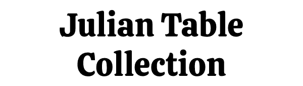 Julian Table Collection Brand Image