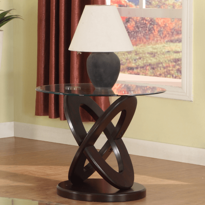 423502 Cyclone end Table By Crown Mark product image