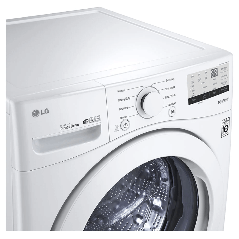 WM3400CW 4.5 cu. ft. Ultra Large Front Load Washer view of controls product image