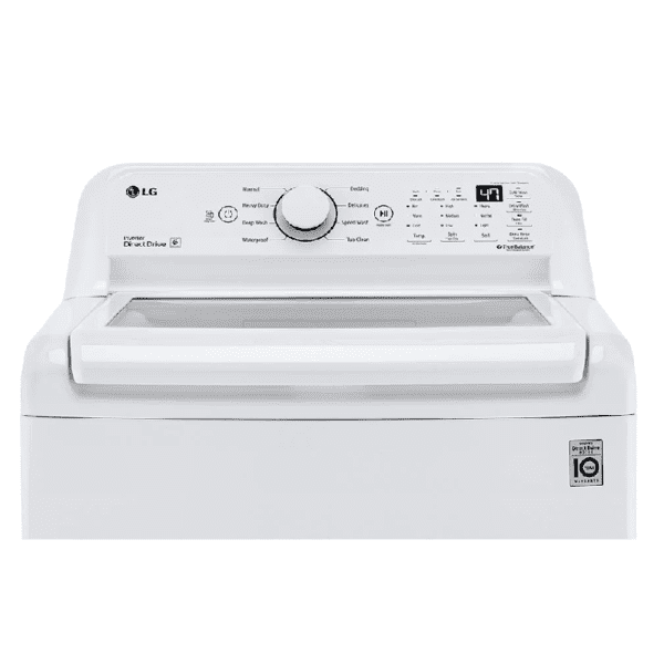 WT7005CW 4.3 cu. ft. Ultra Large Capacity Top Load Washer with 4-Way™ Agitator & TurboDrum™ Technology top controls product image