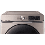 Samsung 27" 7.5 Cu. Ft. Front Loading Gas Dryer with 10 Dryer Programs, 9 Dry Options, Sanitize Cycle, Wrinkle Care & Sensor Dry - Champagne DVG45R6100C control panel product image