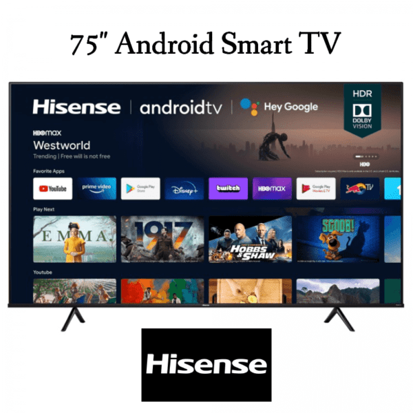 A6 Series 75" 4K UHD HISENSE ANDROID SMART TV (2021) 75" Class- A6G Series Model: 75A6G product image