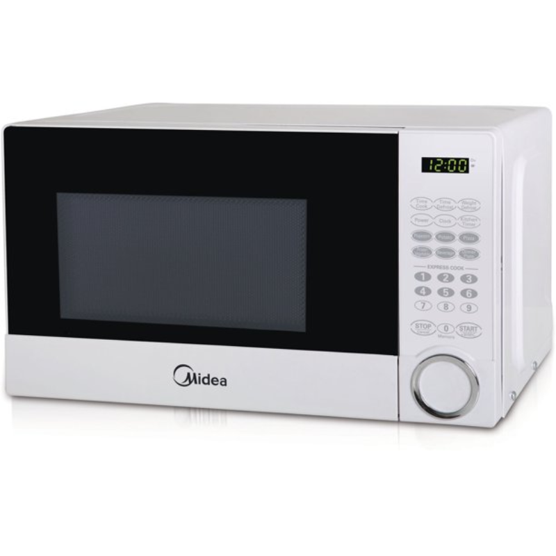 Midea white microwave product image