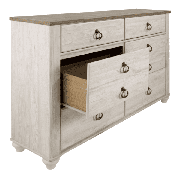 Willowton dresser front open by ashley product image