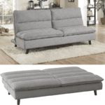 Homelegance Living Room Elegant Lounger 9560GY-3CL front and open profile product image