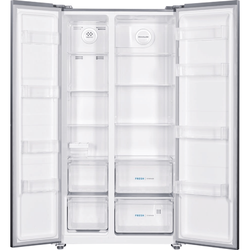 FRSG195AV Frigidaire 18.8 Cu. Ft. 36'' Counter-Depth Side-by-Side Refrigerator open