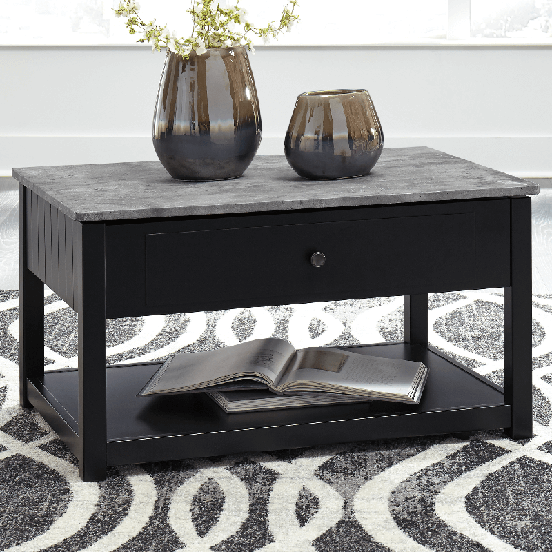 Ezmonei Coffee Table with Lift Top down product image