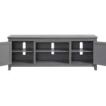 Del Mar TV Stand cabinets open product image