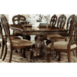 Deryn Park Double Pedestal 7 Piece Formal Dining Set By Home Elegance zoomed in product image