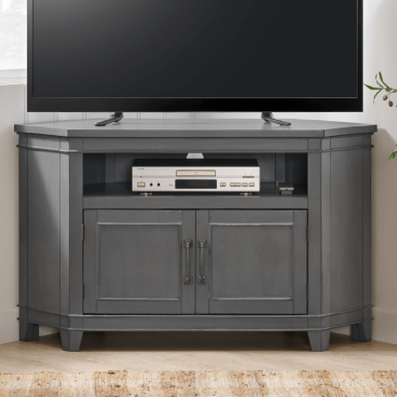Del Mar 50" Corner TV Stand in Grey Finish By Martin Svensson product image