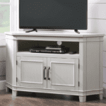 Del Mar 50" Corner TV Stand in antique white Finish By Martin Svensson product image