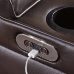 Warnerton sofa usb ports and recliner/adjustable headrest buttons