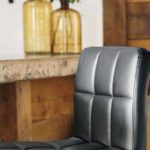 Bellatier Adjustable Height Bar Stool front close up By Ashley product image