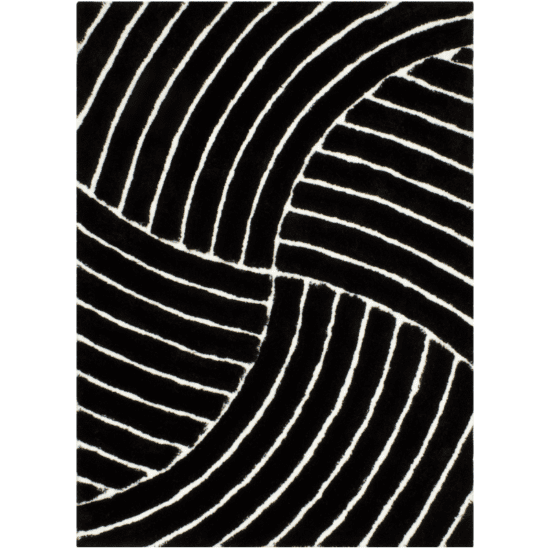 800 in Black and White Rug product image