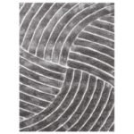 800 3D Shag in silver Rug 5x7 product image