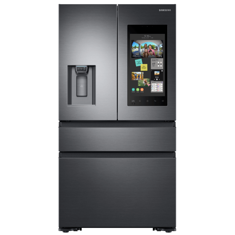 Samsung Family Hub™ 22 cu. ft.Counter Depth 4-Door French Door Refrigerator in Black Stainless Steel product image