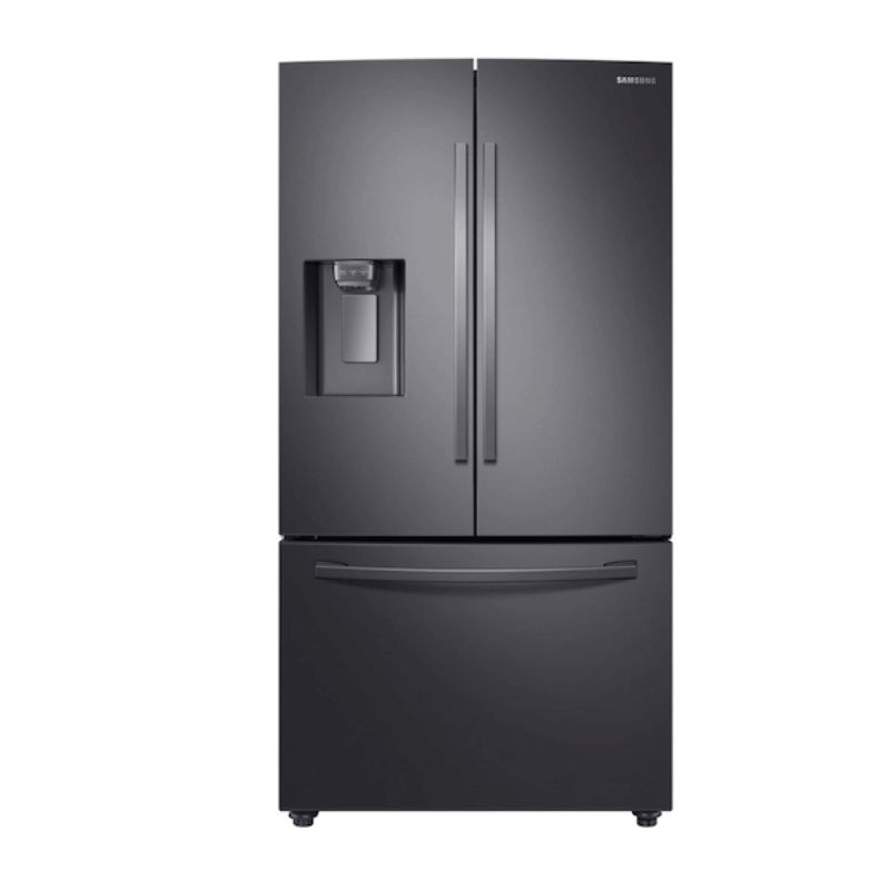 Samsung 23 Cu. Ft. 3-Door French Door, Counter Depth Refrigerator in Black Stainless Steel product image