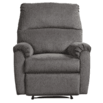 Nervano in Grey Zero Wall Recliner By Ashley closed front view no background product image