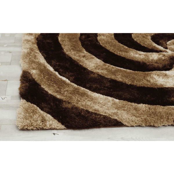804 3D Shag in Cocoa Rug 5x7 flat product image