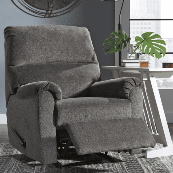 Nerviano Grey Manual Recliner 1080229 Nerviano product image