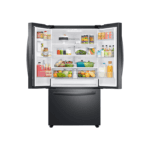 Samsung French Door 28.2 Cu. Ft. Refrigerator with Ice Maker and Internal Water Dispenser fridge open with food product image