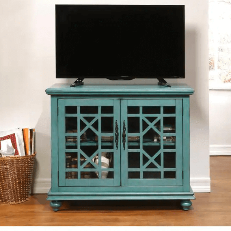 Teal Accent Cabinet By Martin Svensson Home closed in room product image