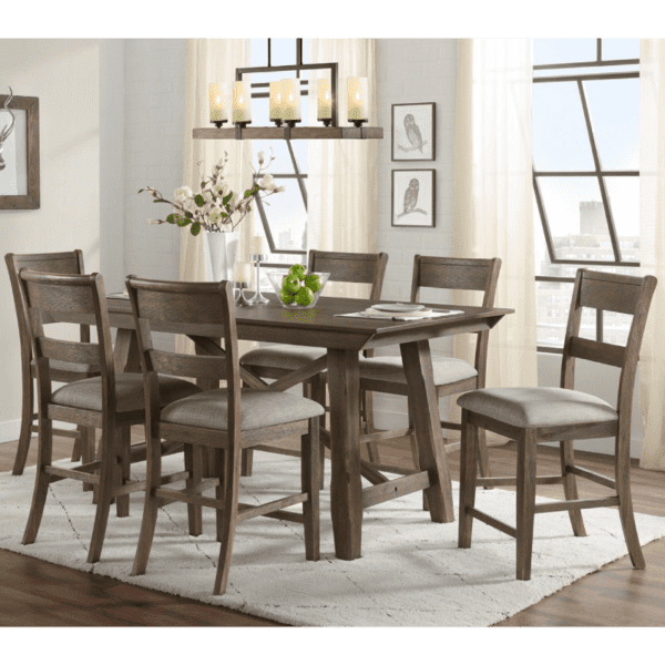 Hillcrest 7 piece dining set by Vilo Home product image