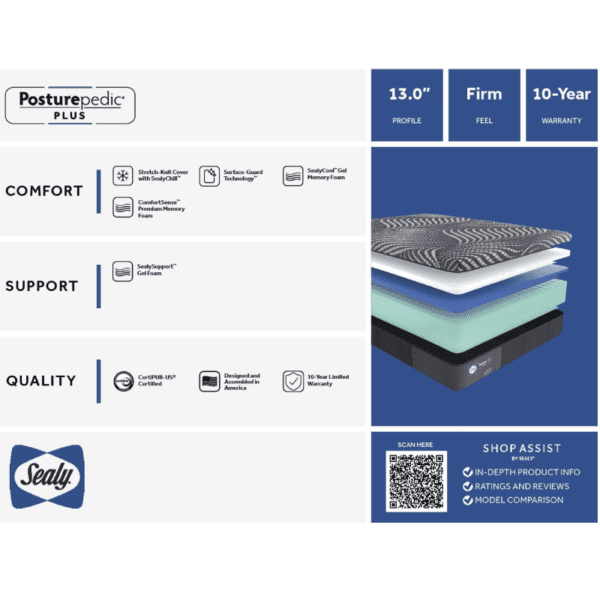 Albany Foam Firm Mattress By Sealy product image